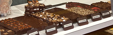 Fudge counter at Jefferson Fudge Company